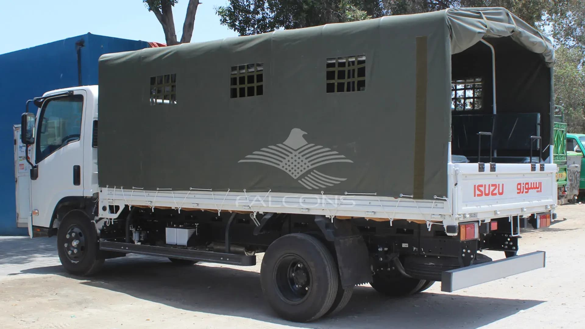 Troop Carrier w/ Cargo, Tarpaulin Roof cover & Benches MT - Image 2