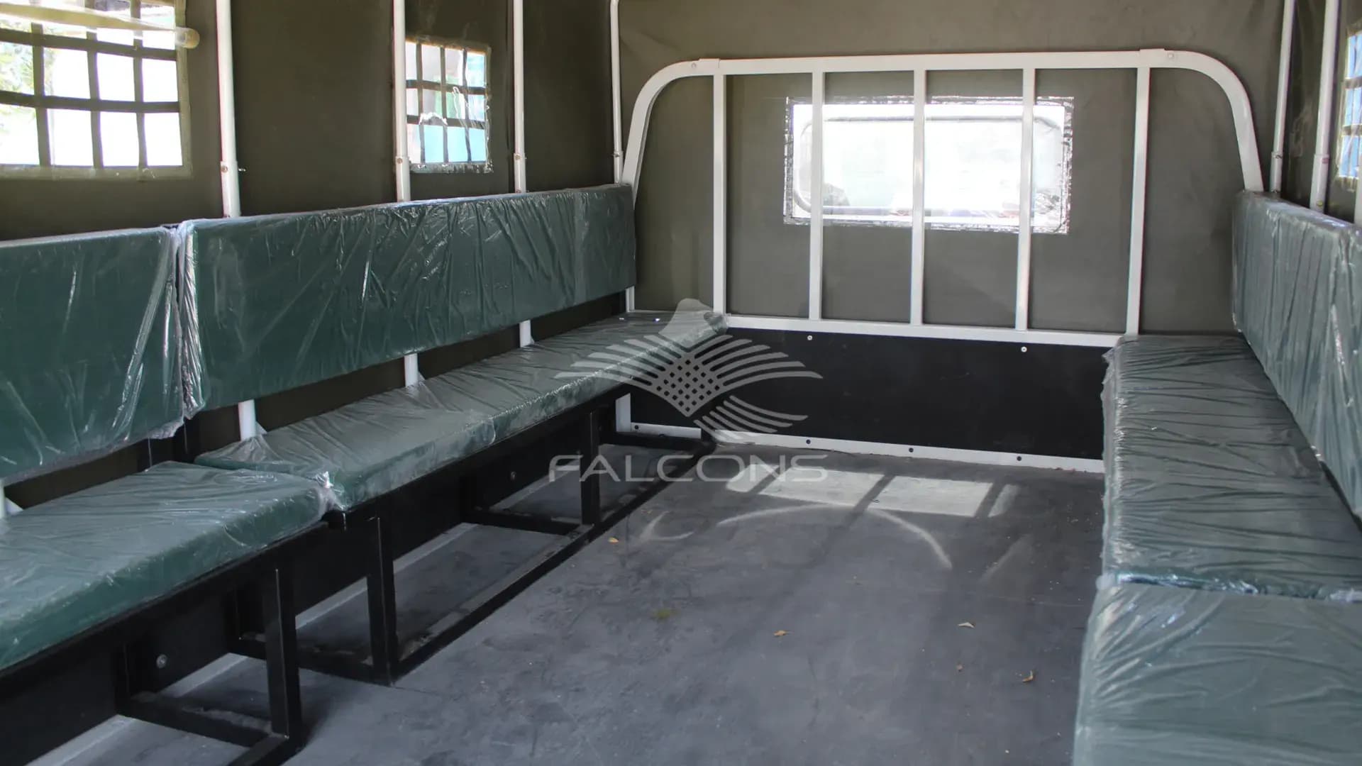 Troop Carrier w/ Cargo, Tarpaulin Roof cover & Benches MT - Image 14